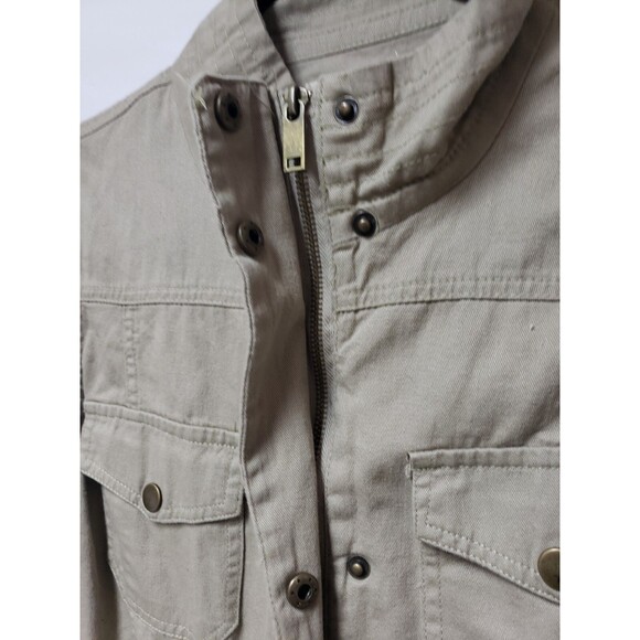 Harper Heritage Women's Khaki Utility Vest Size M Drawstring  New Without Tags - Picture 6 of 11